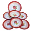 Placas Esmaltadas Vintage Personalizadas para Atacado, Pratos, Pratos para Tempero de Panela Quente, Pratos de Sopa, Pratos Redondos para Arroz, Louça Nostálgica Retrô