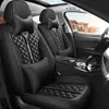 Cojines para asiento de coche de cobertura completa en stock, asientos individuales y dobles de la primera fila, juego completo para coches de cinco plazas, cojines de asiento de cuero, adecuados para todas las estaciones
