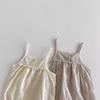 Ropa de Verano para Bebés Niñas Recién Nacidas, Mameluco de Encaje, Mono de Una Pieza de Algodón Puro para Gatear, Ropa Exterior para Cubrir, Exclusivamente para Ventas Transfronterizas