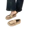 Mocassins Pelúcia Retro Fosco Estilo Floresta Outono e Inverno 2025 Novos Quentes Slip-On Avó Solado Macio Sapatos de Algodão Birkenstock