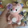 Muñeca de Monstruo de Tres Ojos Colgante de Lana Colgante Tejido a Mano Producto Terminado Muñeca de Ganchillo Hecha a Mano Colgante de Ganchillo Producto Terminado