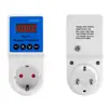 Avs Protector de Voltaje de 20 Amperios Enchufe Británico Pantalla Digital Británica Voltaje de Protección Ajustable Enchufe de Protección para Aire Acondicionado