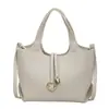 2026 Verão Novo Estilo Coreano Texturizado Bolsa de Mão Tipo Balde Feminina Simples Bolsa de Ombro Grande Capacidade Moda Bolsa Transversal