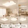 Lámpara de techo estilo crema, luz para sala de estar, luz principal para el pasillo, luz de protección ocular de espectro completo para dormitorio y comedor, luminaria LED Zhongshan