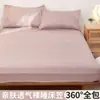 Lavable a Máquina Sábana Bajera Totalmente Cerrada Cubierta de Cama Pieza Única Impermeable Protector de Colchón de Espuma Viscoelástica Cubierta de Colchón Estilo Verano a Prueba de Polvo Antideslizante Fábrica