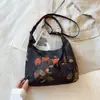 2025 Bolsa Nova Estilo Chinês Crescent Mulheres Fio Xiangyun Verão Ombro Único Transversal Bolsa de Mão Estilo Nacional Bolsa de Dumpling