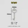 Accesorios Transfronterizos Colgante de Llave de Acero Inoxidable Cerradura de Alta Gama Colgante Mini Pequeño Accesorios para Joyería Hechos a Mano