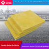 Isolamento de lã de vidro revestido de alta densidade placa de isolamento acústico piso de construção flutuante parede exterior de lã de rocha material absorvente de tubo de lã de rocha