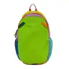 Mochila Ligera Color Block Estilo Japonés, Bolso de Tela Lavada Plegada para Viajes y Escuela, Mochila Pequeña Sencilla para Niñas