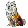 Luz Noturna LED para Cachorro Novo Modelo Transfronteiriça Estátua de Animal Artística Decoração Criativa de Mesa Artesanato de Resina para Cabeceira