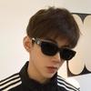 2025 Nuevo Estilo Guapo Retro Marco Pequeño Gafas de Sol para Hombre Estilo Coreano Marco Cuadrado Gafas de Sol Anti-UV Tendencia para Mujer