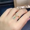 Celebridad de Internet Bienestar en Vivo Anillo Inteligente Corona Verde Oliva Apertura Nuevo Color Gota de Agua Tesoro Anillo Suelto para Mujeres