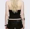 Estilo de Verano Transfronterizo Amazon Top Sexy de Cintura Alta Ajustado con Tirantes y Remaches Estilo Ins Camiseta sin Mangas para Mujer Venta al por Mayor