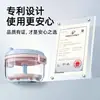 Caja de almacenamiento tipo sticker para brackets invisibles portátil, estuche portátil para retenedores de ortodoncia, caja de limpieza de dentaduras postizas de alta apariencia