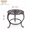 Suporte de Flores Moderno Simples Retrô de Ferro Fundido Artesanal Prateleira Ornamento Personalidade Criativa Decorações de Pátio de Villa Varanda