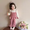 Conjunto de Ropa de Primavera para Niñas 2026 Nuevo Estilo Infantil Súper Lindo Estilo Coreano Elegante Conjunto de Dos Piezas Ropa de Primavera y Otoño para Bebé Niña