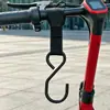 Gancho frontal para veículo elétrico, aço inoxidável espessado, universal, não requer perfuração, para pendurar itens no guidão de bicicletas elétricas, forte capacidade de carga