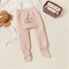 Bebê forrado de lã grosso Big Butt PP meia-calça inverno bebê crianças 1-2 anos de idade 3 leggings quentes dos desenhos animados