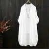 Camisa de Verano Transfronteriza 2026 de Longitud Media y Manga Larga para Mujer, Corte Holgado Artístico, Corta por Delante y Larga por Detrás, Cárdigan con Protección Solar, Chaqueta Delgada