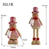 Fabricante de Decorações de Natal Atacado Boneco de Neve de Natal Rena Elástica de Tricô Decoração de Cena