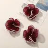 Caro con malla súper de hada perla de imitación envolviendo flor de cinco pétalos accesorios para el cabello hechos a mano DIY ramillete accesorios para la ropa