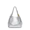 Bolsa de Paraquedas Tecida com Veludo de Pele de Veado para Comércio Exterior Transfronteiriço, Bolsa Tote Grande Capacidade para o Dia a Dia, Bolsa de Mão/Ombro Elegante