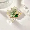 Broche de Nuevo Estilo Transfronterizo, Ramillete Colorido para Mujer, Alfiler Exquisito, Estilo Retro Europeo y Americano, Accesorio para Traje, Joyería Anti-Exposición