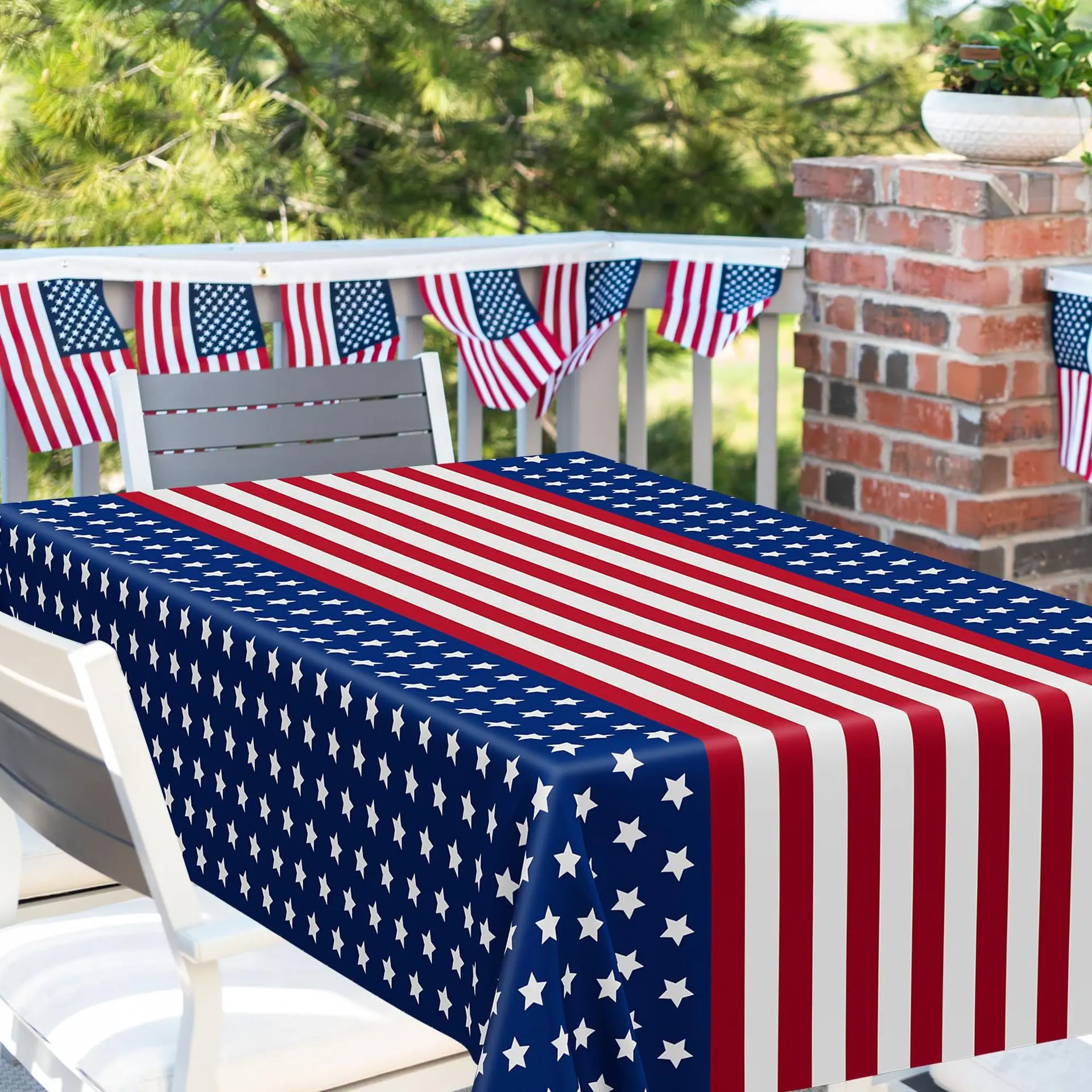 Stars Stripes 6pcs 54x108 in-0
