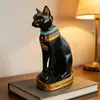Adornos de Artesanía de Resina del Dios Gato Egipcio Transfronterizos, Decoraciones para el Hogar Estilo Antiguo Regalos, Decoraciones Creativas de Mesa para Entradas