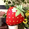 Nuevo Base Fresa Globo de Película de Aluminio Digital Decoración para Fiesta de Primer Cumpleaños de Bebé Arreglo Accesorios para Fotos Venta al por Mayor