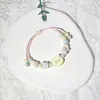 Pulsera de Cerámica Jingdezhen Nueva Pulsera de Cerámica Estilo Chino Joyería Hecha a Mano Cuerda Estilo Tíbet Puesto de Pulseras Jingdezhen