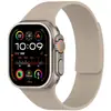 Adecuado para Apple Watch Ultra9876543210 Generación Se Correa de Reloj de Silicona Suave Magnética con Textura de Grano