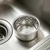 Filtro de Malla para Fregadero de Cocina Cesta de Fregadero de Acero Inoxidable Filtro de Drenaje Basura Filtro de Malla Anti-Obstrucción