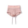 Shorts Quentes Elásticos da Moda de Cintura Baixa que Abraçam os Quadris Verão Versátil Alongadores de Pernas Esportivos Cordão Corrida Casual