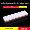 Em Estoque 8/ 9 polegadas Pedra de Afiar Coríndon Branco Ligação Cerâmica Pedra de Amolar de Dupla Face Fina Vermelho Ferrugem Pedra de Afiar Doméstica Afiação com Água