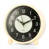 Reloj despertador luminoso de 4.5 pulgadas, reloj electrónico de noche para estudiante, reloj de escritorio de metal simple, reloj de mesa pequeño silencioso, al por mayor LED