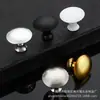 Manija Redonda de Acero Inoxidable con Forma de Hongo Estilo Europeo para Puerta de Armario, Cajón, Gabinete, Puerta de Gabinete de Té, Manija Minimalista Moderna