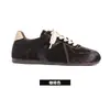 Zapatos de Entrenamiento Casuales Shougu Design Retro Pelo de Caballo Estampado de Leopardo Alemanes para Mujer, Nuevo Modelo Otoño 2026, Cómodos y de Moda