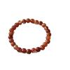 Novo Estilo Chinês Material Natural de Sichuan Agata Vermelha Chama Flutuante de Gelo Pulseira Design de Nicho Pulseira de Círculo Único para Filha Acessórios Versátil