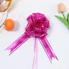 Nueva flor de mano extendida de flor de bola estéreo mate de gasa de nieve mediana 30# transfronteriza flor de mano extendida para envoltorio de regalo de vacaciones