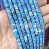 Cuentas sueltas espaciadoras, nuevas cuentas de colores, cuentas de cristal con forma de rueda, accesorios de bricolaje, junta de cuerda manual, cuentas planas de jade, venta al por mayor