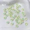 Acessórios para Nail Art Diamante Aurora Mocha Quadrado Gordo Fundo Pontudo Cor Macaron Cor Doce Acessórios Diamante para Nail Art de Vidro Atacado