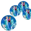 Fiesta de Cumpleaños Temática Clásica de Frozen Suministros de Decoración para Fiestas Vajilla Decorativa Desechable Plato de Papel Vaso de Papel Mantel