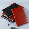 Caderno A5 de Bolso para Escritório e Negócios com Logotipo Personalizado Simples Retrô Couro Bloco de Notas Diário Fabricante Atacado