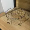[Assado 30 Espetinhos] Novo Rack de Churrasco Especial para Air Fryer Rack Redondo de Espetinhos Suspensos para Cozinha Doméstica e Uso Externo