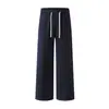 Ropa de Hombre Fengshe / Novedad Primavera y Otoño Pantalones Casuales para Hombre Caída Cintura Elástica Pierna Recta Pantalones Largos Corte Ajustado Pantalones de Traje para Hombre