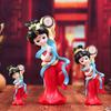 Nuevo Dunhuang Feitian estilo antiguo ins resina de mano creativo marea nacional figura circundante de mano punto escénico superventas