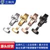 Fábrica de Shenzhen accesorios para correa doble presión hebilla de mariposa rebote automático hebilla plegable acero inoxidable 304 hebilla de correa venta al por mayor