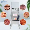 Banquete de casamento de Guizhou após a equipe de cozinha cortar carne cozida porco miudezas bovino miudezas fatiador mercado de vegetais fatiador automático de carne em estoque