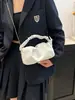 Bolsa Nube Bolso de Mujer 2025 Verano Nuevo Diseño Casual Bolso Plegado para Axila Textura Suave en la Cara Bolso Cruzado para Hombro
